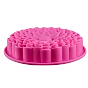 flower shape silicone baking cake pan