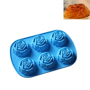 rose shape cupcake mold liner silicone wholesale